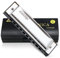 East Top Diatonic Harmonica C key, 10 Holes Blues Harmonica T10-3, Blues Harp Mouth Organ harmonica with Case for Adults, Professionals, Beginners and Students