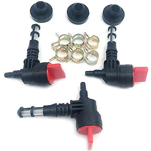 ANCLLO Lot de 3 valves d'arrêt de carburant pour nettoyeur haute pression portable 192980GS 78299GS 80270GS 3250-8000 W