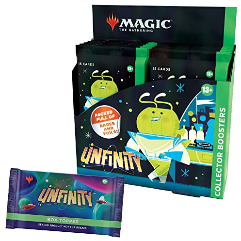 Magic the Gathering Unfinity-Sammler Display, 12 Booster & Box-Topper (Englische Version)