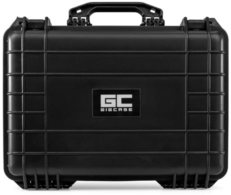 Power Dynamics GIGcase12 Maleta Rígida Universal con Interior de Espuma, Impermeable y Robusta – Estuche de Transporte Profesional para DJ, Fotografía, Cámara o Electrónica. Color Negro Resistente