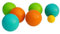 JINYOU 70mm Bocce Ball Set-Retro Wooden Petanque Game with 6 Natural Wooden Balls and a Small Red Ball, 2 Styles Available, for Backyard, Lawn, Beach Or Outdoor Game (Couleur)