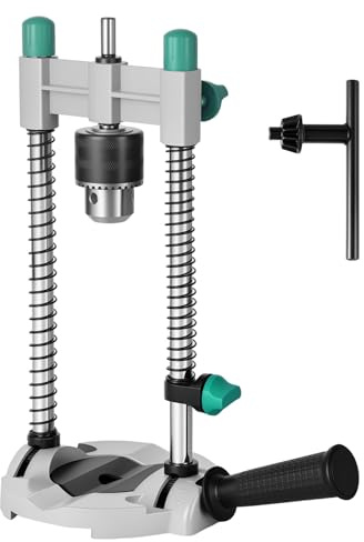 Sutowe Soporte de taladro con portabrocas de 45°-90°, guía de taladro multiángulo, soporte universal para taladro eléctrico, soporte de posicionamiento de taladro