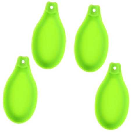 KOCKSHION 4piezas Soporte De Cucharas De Rack Para Utensilios De Cocina Plato De Salsas y Condimentos y Antideslizante Para Cocinas y Barbacoa