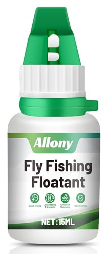 Allony Dry FloatantFly Restores Wet Flies to Dry, Enhances Surface Buoyancy for Fishing