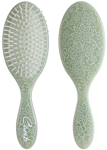 AYBUY Hair Brush, Hair Detangling Brush for Wet & Dry, Hairbrush for Long Thick Curly Wavy, Reducing Hairs Breakage and Frizzy No More Tangle, Green