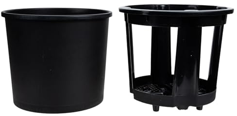 FOMIYES Secchio per Piantare Patate e Arachidi in Materiale Pp Durevole, Vassoio Doppio per Coltivazione Esterna, Contenitore per Giardinaggio Pratico e Riutilizzabile, per Orto Domestico