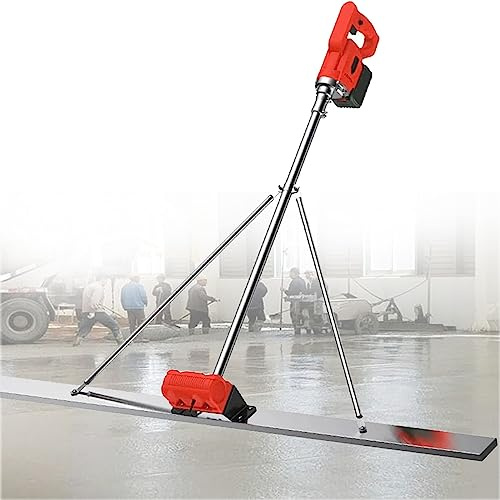 Kit vibrante per massetto in calcestruzzo - Strumento di finitura alimentato a batteria per livellare superfici in calcestruzzo - Vibratore elettrico senza fili per cemento