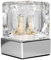 MiniSun | Modern Glass Ice Cube Touch Table Lamp with Chrome Base | Table Lamps, Home Décor & Improvement Essential
