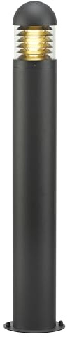 SLV luminaria de pie C-POL/iluminación exterior para caminos, paredes, entradas, lámpara led de jardín de exterior / E27 IP54 24 W antracita
