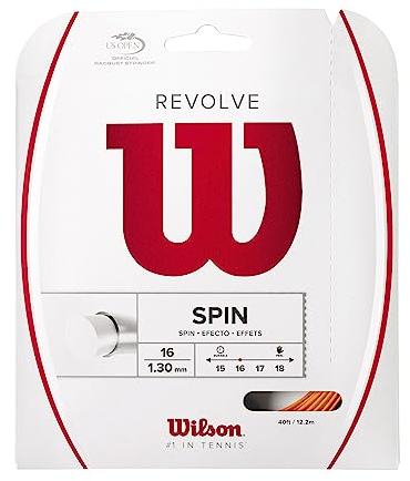 Wilson Unisex Tennissaite Revolve, orange, 12,2 Meter, 1,30 mm, WRZ946200