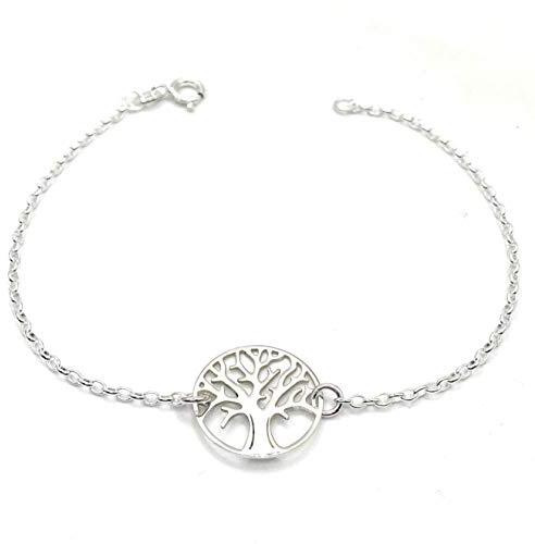 MASBARATA ARBOL DE LA VIDA EN PLATA DE LEY (PULSERA ARBOL VIDA GRANDE)