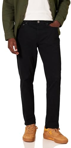 Amazon Essentials Men's Standard Athletic-Fit 5-Pocket Stretch Twill Pant, Black 34W x 32L