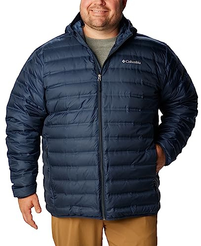 Columbia Lake 22 Down Hooded Jacket Chaqueta De Plumas Acolchada Con Capucha, Collegiate Navy, S Hombre