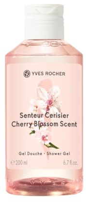 Yves Rocher LA COLLECTION Duschgel Kirschblüten| erfrischende Pflegedusche, mit feinem Schaum