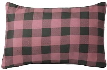 Teton Sports Camp Pillow; Great for Travel, Camping and Backpacking; Washable, Plum Plaid
