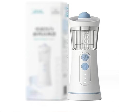 Máquina limpiadora de senos nasales, Irrigador Nasal Portátil, Neti Pot Eléctrico para Viaje a Casa, Multi-File y Multi-Modo, Limpia Nariz Tapada Estornudos para Adultos y Niños