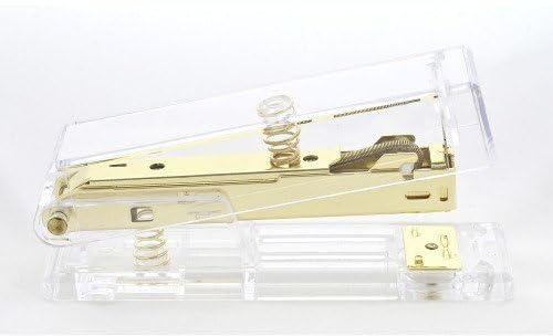 SECO Half Strip Acrylic Stapler - Yellow Gold, Capacity: 25 Sheets, Staples Size: 24/6, 26/6