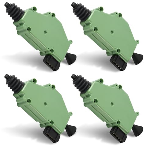 Merautop SJ Lot de 4 serrures de porte de voiture - Servomoteur - Verrouillage central - Remplacement pour Transporter T4 1990-2003 T3 1979-1992 - Numéro de pièce 7D0959781A 701959781 255959781