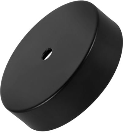 Cabilock Base Lampada Da Tavolo in Ferro Rotonda 100mm Foro Passacavi Supporto Lampada Da Comodino Versatile Per Studio Camera Soggiorno