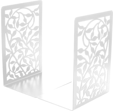 Sujetalibros, sujetalibros de metal para estantería Bookends Book Holder CD niños metal soporte para libros estantería Bookends Bookends Bookstopper L en forma de L Soporte para estantería