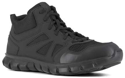 Reebok Duty Men's Sublite Cushion Military Tactical Soft Toe Hiker Black - 10 Wide