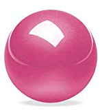 Perixx PERIPRO-303 GPK Kleiner Trackball, 34 mm Ersatzball für Perimice und M570, Elecom, Kensington, Glänzend Rosa/Pink