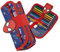 Marvel Federmäppchen für Jungen, Spiderman 2-in1 Federtasche, Schule Federmappe Jungen mit 8 Buntstiften, Kugelschreiber, HB-Bleistift, Radiergummi, Lineal, & Abnehmbare Tasche, Spiderman Geschenk