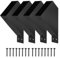 Fence Post Brackets,Pergola Brackets 45 Degree Angle Heavy Duty Connector Support for 2X4 Wood Posts(4pcs)