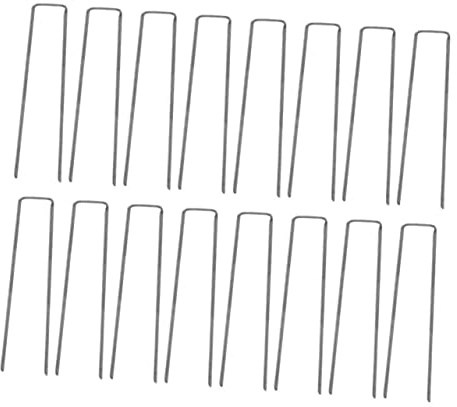 TOYANDONA 50piezas Clavos para Césped Estacas Forma para Jardinería y Paisajismo para Fijar Suelo y Césped Artificial
