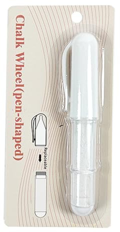 Btgghytr Gesso rotella cancellabile in tessuto a forma di penna per sarto marcatore tessuto pennarello gesso strumento di artigianato