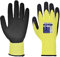 Portwest Guante Anti-Corte, Con Pu, Vis-Tex, Tamaño: M, Color: Amarillo/Negro, A625Y8RM