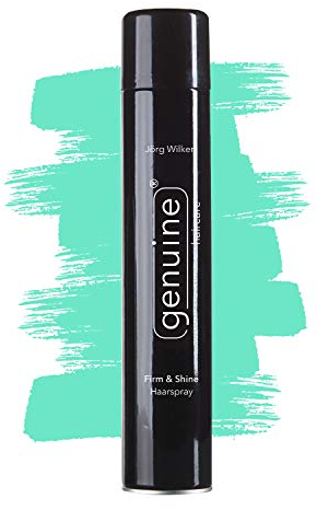 Firm & Shine Haarspray für extra starke und langanhaltende Festigung, verleiht dem Haar einen schönen Glanz, mit Provitamin B5 und Lein-Extrakt, pflegt und schütz, genuine haircare