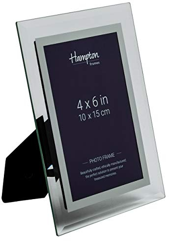 Hampton Frames MIRROR Finished Mirror Glass Photo Picture Display Frame 4x6 (10x15cm) GTM24046