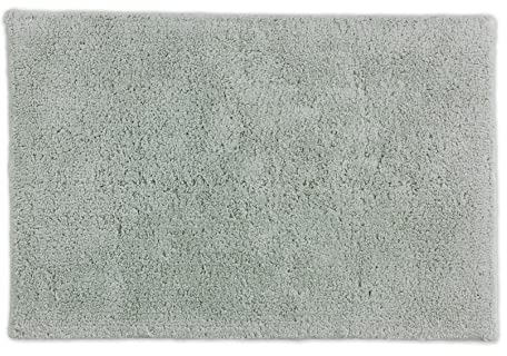 Schöner Wohnen Kollektion Badteppich einfarbig Mint 40 x 60 cm – waschbare Badematte rutschfest - 100% Baumwolle – Badvorleger Trockner geeignet – Duschvorleger Badezimmer