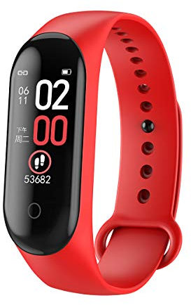 Orologio Smart Watch Fitness Donna con cardiofrequenzimetro, IP67 Impermeabile Pedometro Sport Braccialetto Salute