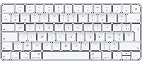 Apple Magic Keyboard : Bluetooth, Rechargeable. Compatible avec Mac, iPad et iPhone ; Français, Argent