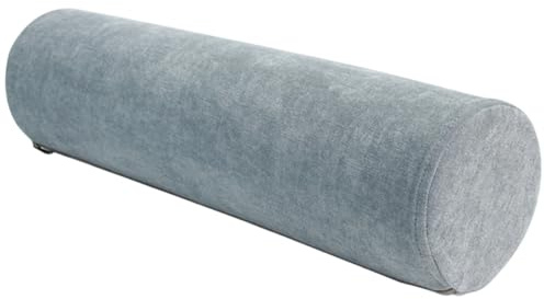Hbbgdiy Cuscino Cilindro Memory Foam Cuscino Rotondo con Copertura Lavabile, di Supporto al rollio per Dormire, Viaggio, Letto, Schiena, Gambe e Sollievo dal Dolore al Ginocchio