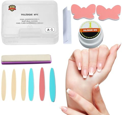 Jsnwernb Lucidatori e lucidatori per unghie, lucidanti e buffer per manicure, rinforzatore per manicure riparatore per soggiorno casa bagno