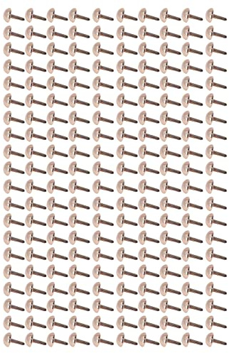 200 stycken stoppade naglar högglans hög hårdhet lätt installation dekorativa nagelhuvuden för möbler kläder skor järn 8 x 8 x 15 mm, Sp8-001, #911