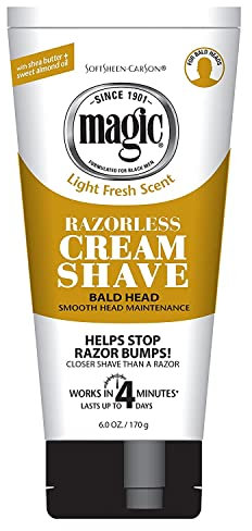 Magic Hair Removal & Shaving Cream Smooth Strength Bald Head Maintenance 170g