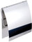 Kapitan Selbstklebend WC Papierhalter mit Deckel Toilettenpapierhalter, V2A 18/10 Edelstahl (AISI 304 18/10), Wandmontage, Poliert, Made in der EU, 20 Jahre Garantie