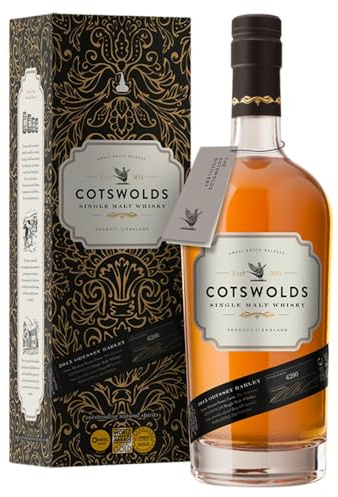 Cotswolds Signature Single Malt Whisky with Gift Box | 70cl | 46% vol | Non-Chill Filtered | No Caramel Colouring | Award Winning English Whisky | Enjoy With Friends Neat or in a Cocktail