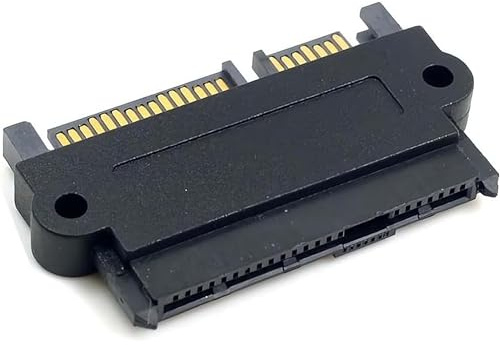 SIMPLETEK Adaptador SAS SFF-8482 a SATA 7+15 Pin | Conexión fiable para HDD SAS a Controladores SATA compatibles SAS