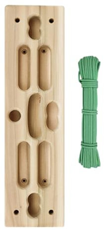 Bärbar klättringshangboard | Handgrepp Styrka | Wooden Training Hangboard | Rock Climbing Forearm Trainer, Grip Strength Training Board, Wooden Forearm Exercer, Hangboard for Gymnastics