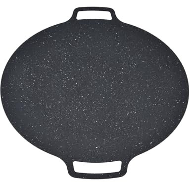 Pan de Grill BBQ Coréen Non Tenu à Chaleur - Round Grill Bol pour les Crêpes du Ventre de Cochon Camping à L'intérieur de L'extérieur (41 cm)