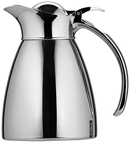 Helios Brilliant Edelstahl-Isolierkanne, poliert, 0,6 Liter