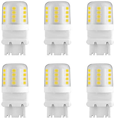 Makergroup S8 3156 Wedge Base LED Light Bulbs 12VAC/DC Low Voltage Water Resistant Design for Outdoor Landscape Lighting Pathway Lights,Driveway Lights 4W Daylight White 6000K 6-Pack