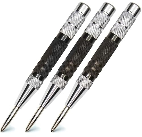 ALLY Tools and Parts 3-teiliges Set mit 15,2 cm groÃŸen, robusten Körn für Holz, Metall, Kunststoff, Glas und Marmor.