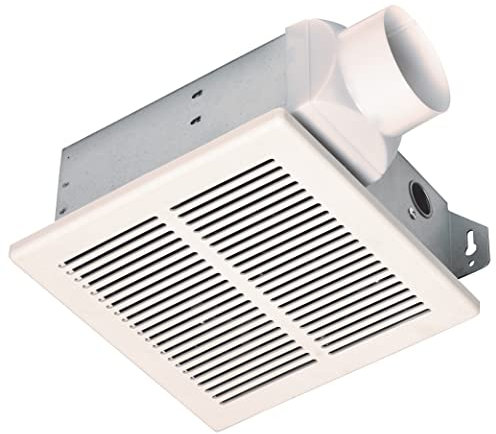 Homewerks 299650 Bathroom Fan Ceiling Mount Exhaust Ventilation, 4.0 Sones, 70 CFM, White