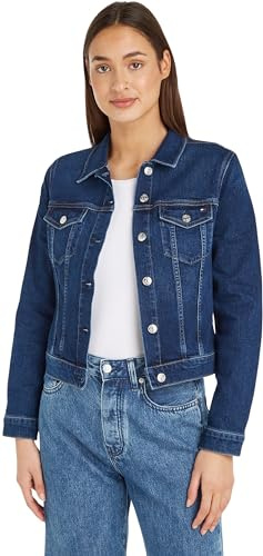 Tommy Hilfiger Dnm Slim Jacket Kai, Chaquetas de Mezclilla Mujer, Kai,